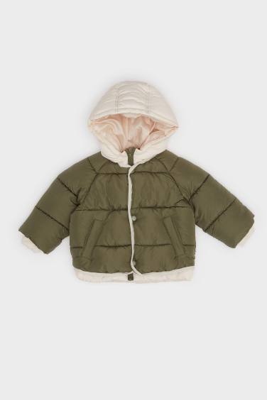 Baby Boy Waterproof Pocketed Puffer Jacket