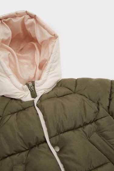 Baby Boy Waterproof Pocketed Puffer Jacket