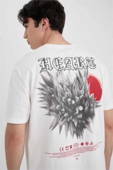 T-Shirt coupe régulière imprimé Col Rond