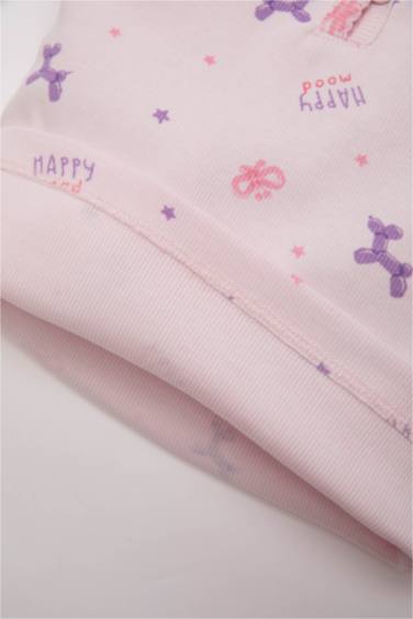 سيت بجامة بناتي ريبانا بطبعة كلب - قطعتين