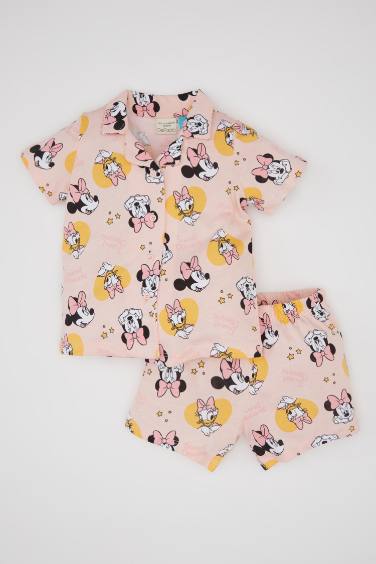 Baby Girl Disney Mickey & Minnie Cotton 2 Piece Pajama Set