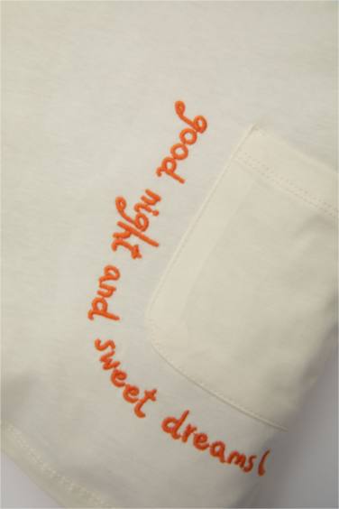 Ensemble Pyjama à Manches Courtes et Short pour Bébé Fille