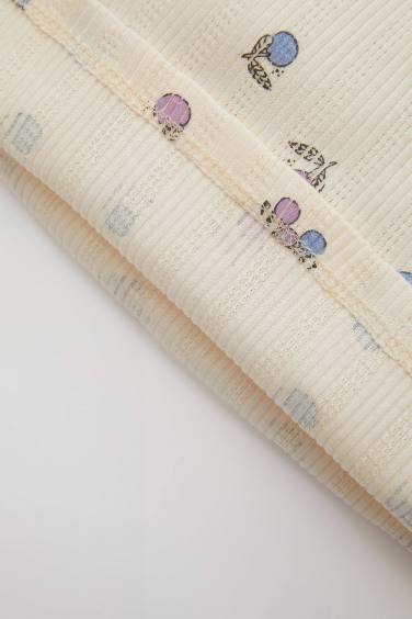 Baby Girl Fruit Patterned 2 Piece Pajama Set