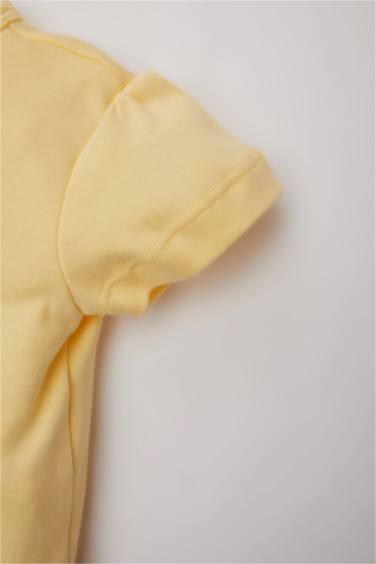 Ensemble Pyjama Jersey à Manches Courtes et Short imprimé pour Bébé Fille