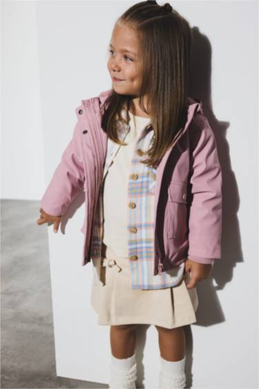 Baby Girl Hooded Jacket