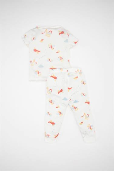 سيت بجامة ولادي ممشط - قطعتين