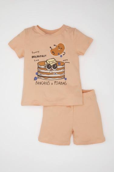 Baby Boy Printed Cotton 2 Piece Pajama Set