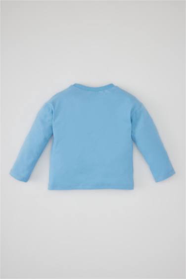 Baby Boy Regular Fit Crew Neck Tiger Pattern T-Shirt