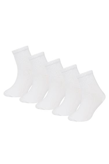 Lot de 5 paires de chaussettes en coton pour garçon