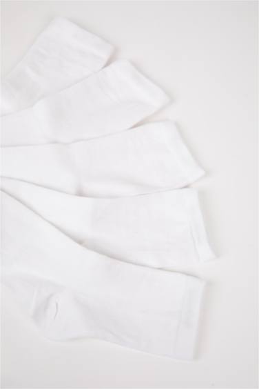 جوارب ولادي طويل قطن - 5 قطع