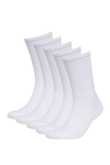 Boy 5 Piece Cotton Long Socks