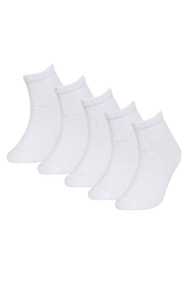 Boy 5 Piece Cotton Long Socks