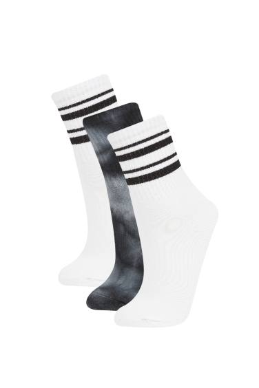 Boy 3 Piece Cotton Long Socks