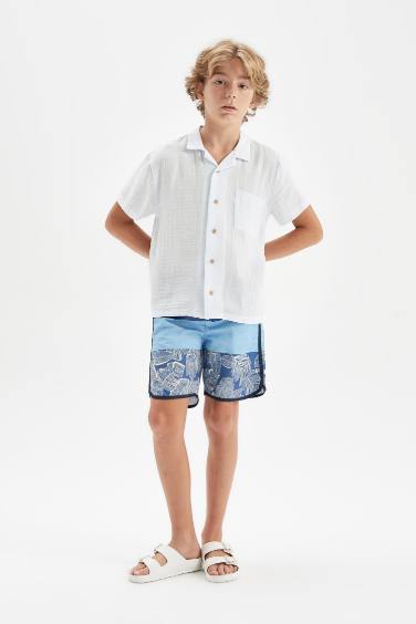 Boy Long Fit Swim Shorts