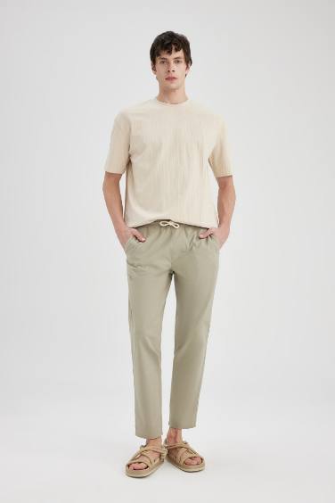 T-Shirt Oversize à Manches Courtes à Col Rond