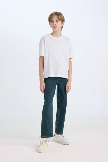 Boy Straight Fit Straight Leg Jeans