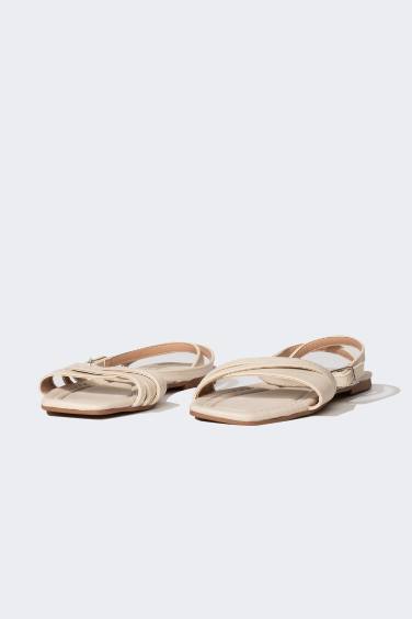 Woman Slip On Flat Sole Sandals