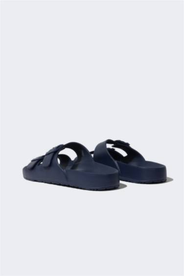 Man Flat Sole Double Banded Eva Slippers