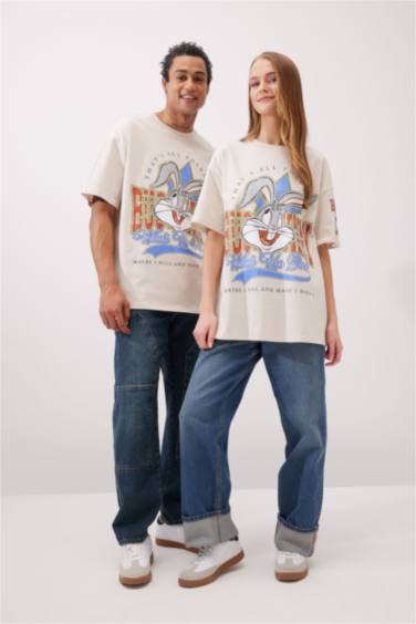 Футболка с коротким рукавом оверсайз с круглым вырезом с принтом для женщин Coool