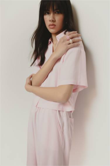 Oversize Fit Short Sleeve Shirt