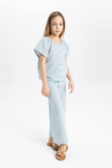 Girl Blouse and Trousers 2 Piece Set