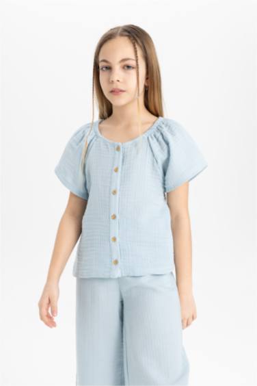 Girl Blouse and Trousers 2 Piece Set