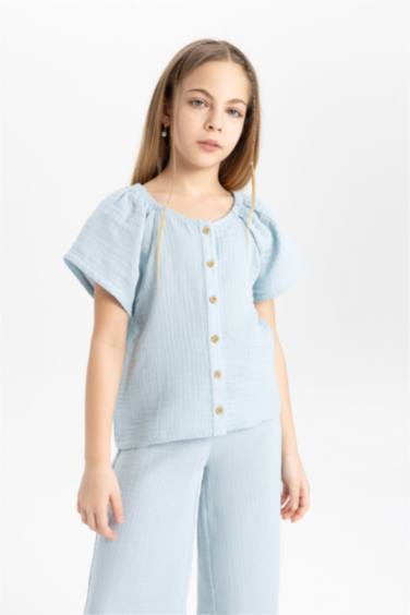 Girl Blouse and Trousers 2 Piece Set