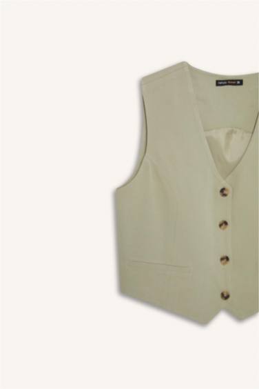 V Yaka Yelek - Görsel 5