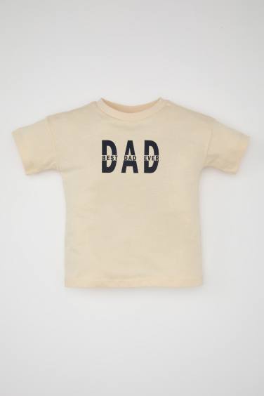 Baby Boy Crew Neck Printed T-Shirt