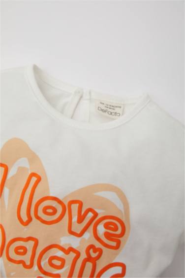 Baby Girl Printed Short Sleeve T-Shirt