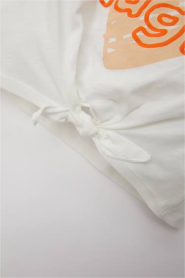 Baby Girl Printed Short Sleeve T-Shirt