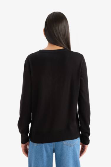 Relax Fit V Yaka Triko Kazak