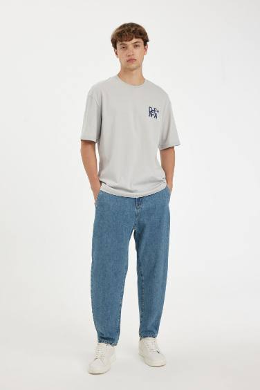 Comfort Regular Fit Crew Neck Printed T-Shirt