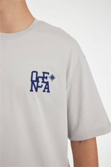 Comfort Regular Fit Crew Neck Printed T-Shirt