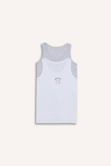 Boy 2 piece Regular Fit Cotton Tank Top