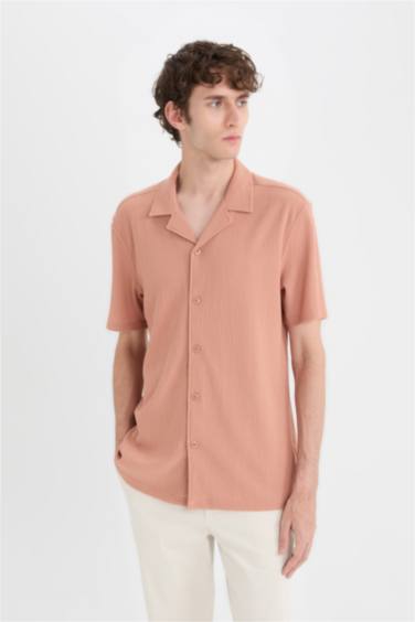 Modern Fit Resort Neck Short Sleeve Shirt