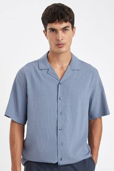 Chemise à manches courtes Coupe décontractée