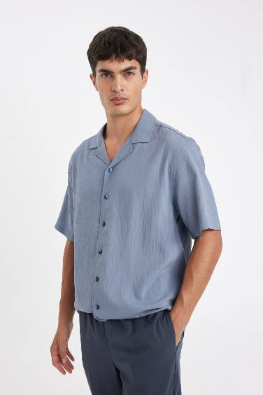 Chemise à manches courtes Coupe décontractée