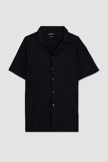 Modern Fit Resort Neck Short Sleeve Shirt