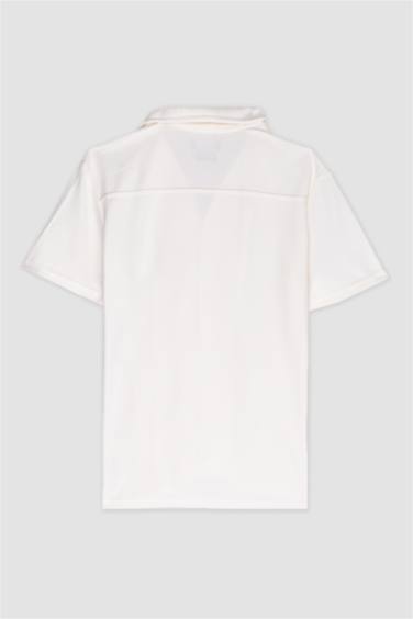 Modern Fit Cotton Short Sleeve Shirt