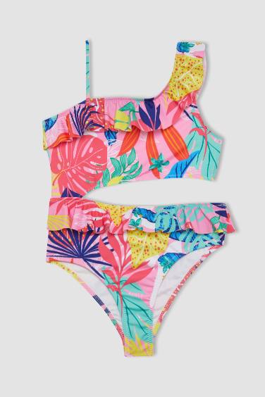 Girl Patterned Swimsuit