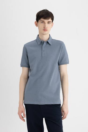 Slim Fit Short Sleeve Polo T-Shirt