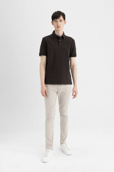 Slim Fit Short Sleeve Polo T-Shirt