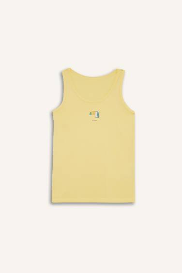 Boy 2 piece Regular Fit Animal Print Tank Top