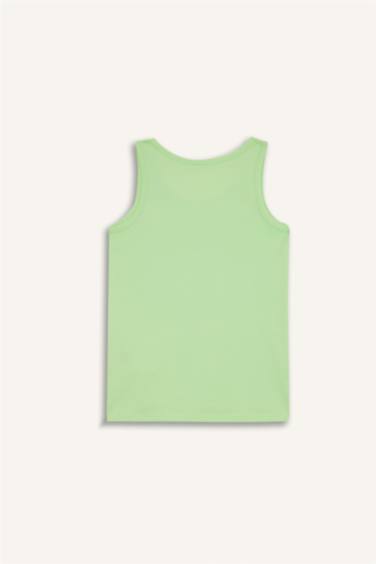 Boy 2 piece Regular Fit Animal Print Tank Top