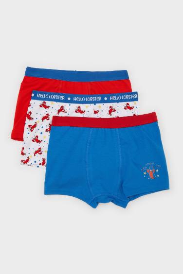 Lot de 3 Boxers à imprimé pour garçon