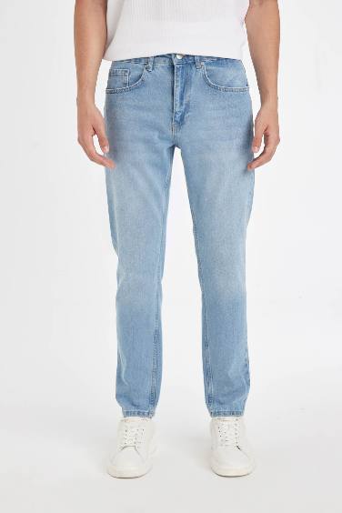 Pantalon en jean slim à taille normale