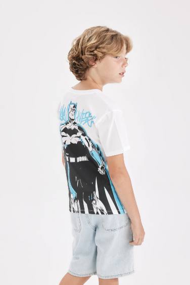 Boy Batman Crew Neck Short Sleeve T-Shirt