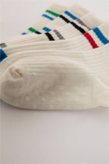 Lot de 5 paires de Chaussettes Longues en Coton pour Bébé Garçon