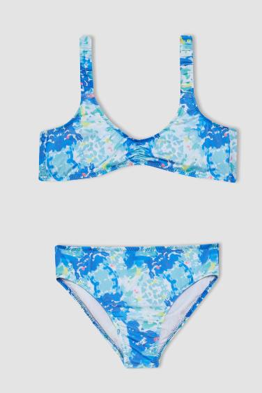 Girl Patterned 2 Piece Bikini Set